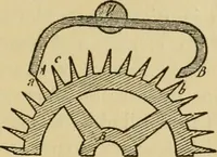 An illustration from Watch and clock escapements; (1904)