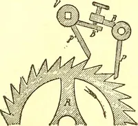 An illustration from Watch and clock escapements; (1904)