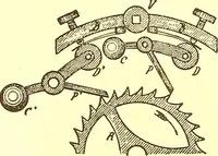 An illustration from Watch and clock escapements; (1904)