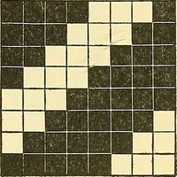 An illustration from Weave construction and cloth analysis : glossary of weaves, elementary textile designing, analysis of cotton fabrics, analysis of woolen and worsted fabrics, twill weaves and derivatives, satin and other weaves, combination weaves, construction of spot weaves, weaves for backed cotton fabrics (1905)