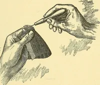 An illustration from Weave construction and cloth analysis : glossary of weaves, elementary textile designing, analysis of cotton fabrics, analysis of woolen and worsted fabrics, twill weaves and derivatives, satin and other weaves, combination weaves, construction of spot weaves, weaves for backed cotton fabrics (1905)
