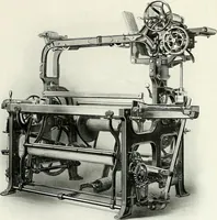 An illustration from Weaving machinery for cotton, silk, woolen, worsted and special fabrics (1919)