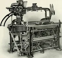 An illustration from Weaving machinery for cotton, silk, woolen, worsted and special fabrics (1919)