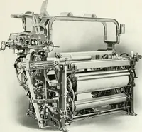 An illustration from Weaving machinery for cotton, silk, woolen, worsted and special fabrics (1919)