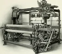 An illustration from Weaving machinery for cotton, silk, woolen, worsted and special fabrics (1919)