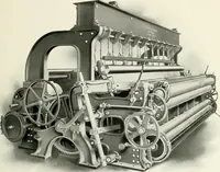 An illustration from Weaving machinery for cotton, silk, woolen, worsted and special fabrics (1919)