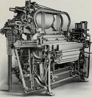An illustration from Weaving machinery for cotton, silk, woolen, worsted and special fabrics (1918)
