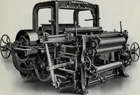 An illustration from Weaving machinery for cotton, silk, woolen, worsted and special fabrics (1918)