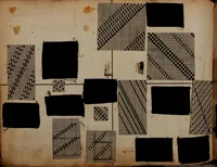 An illustration from [Weaving pattern and sample book (1900)