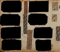 An illustration from [Weaving pattern and sample book (1900)