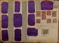 An illustration from [Weaving pattern and sample book (1900)