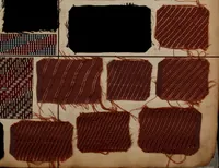 An illustration from [Weaving pattern and sample book (1900)