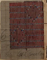 An illustration from [Weaving pattern and sample book (1900)