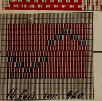 Picture 22 of 102 from [Weaving pattern and sample book (1900), leaf 47