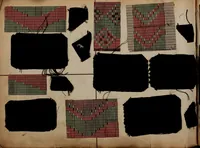 Picture 26 of 102 from [Weaving pattern and sample book (1900), leaf 53
