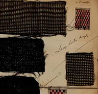 Picture 34 of 102 from [Weaving pattern and sample book (1900), leaf 68