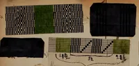 Picture 35 of 102 from [Weaving pattern and sample book (1900), leaf 69