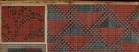 An illustration from [Weaving pattern and sample book (1900)