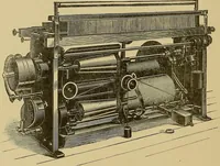 An illustration from Weaving; a practical guide to the mechanical construction, operation, and care of weaving machinery, and all details of the mechanical processes involved in weaving (1909)