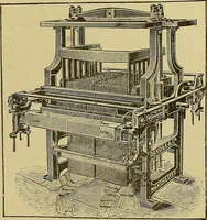 An illustration from Weaving; a practical guide to the mechanical construction, operation, and care of weaving machinery, and all details of the mechanical processes involved in weaving (1909)