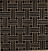 Picture 96 of 140 from Nützliches in lauter auserlesenen, wohl-approbirt- und meistentheils neu-inventirten Mustern bestehendes, Weber-Bild-Buch : als, zwey und siebenzig gesteinten Zeichnungen, von 15. bis auf 40. schäfftig und 32. Stück 16. und 20. schäfftigen Hin- und Wieder-Mödel, auch allerhand der nettesten Gattung von roth-gestreifften Arbeiten, sammt denen dazu gehörigen Zügen und Schnürungen : ingleichen allerhand nöthigen Bildern, auch Doppel-Kellisch, und einer Art von den Damast-Boden, 8. Flügel auf einen Bruch : dann eine Anweisung, wie sich diese Art Züg und Bilder zu halben Brüchen theilen, zerlegen, auch Doppel-Kellisch-Bilder so, wie man sie zum Gebrauch nöthig, selbst versetzen und verändern kan : wobey auch einer jeden Gattung insonderheit eine schrifftliche Anleitung voran gedruckt worden (1783), leaf 142