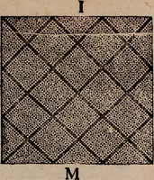 Picture 124 of 140 from Nützliches in lauter auserlesenen, wohl-approbirt- und meistentheils neu-inventirten Mustern bestehendes, Weber-Bild-Buch : als, zwey und siebenzig gesteinten Zeichnungen, von 15. bis auf 40. schäfftig und 32. Stück 16. und 20. schäfftigen Hin- und Wieder-Mödel, auch allerhand der nettesten Gattung von roth-gestreifften Arbeiten, sammt denen dazu gehörigen Zügen und Schnürungen : ingleichen allerhand nöthigen Bildern, auch Doppel-Kellisch, und einer Art von den Damast-Boden, 8. Flügel auf einen Bruch : dann eine Anweisung, wie sich diese Art Züg und Bilder zu halben Brüchen theilen, zerlegen, auch Doppel-Kellisch-Bilder so, wie man sie zum Gebrauch nöthig, selbst versetzen und verändern kan : wobey auch einer jeden Gattung insonderheit eine schrifftliche Anleitung voran gedruckt worden (1783), leaf 188