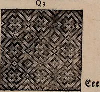 Picture 127 of 140 from Nützliches in lauter auserlesenen, wohl-approbirt- und meistentheils neu-inventirten Mustern bestehendes, Weber-Bild-Buch : als, zwey und siebenzig gesteinten Zeichnungen, von 15. bis auf 40. schäfftig und 32. Stück 16. und 20. schäfftigen Hin- und Wieder-Mödel, auch allerhand der nettesten Gattung von roth-gestreifften Arbeiten, sammt denen dazu gehörigen Zügen und Schnürungen : ingleichen allerhand nöthigen Bildern, auch Doppel-Kellisch, und einer Art von den Damast-Boden, 8. Flügel auf einen Bruch : dann eine Anweisung, wie sich diese Art Züg und Bilder zu halben Brüchen theilen, zerlegen, auch Doppel-Kellisch-Bilder so, wie man sie zum Gebrauch nöthig, selbst versetzen und verändern kan : wobey auch einer jeden Gattung insonderheit eine schrifftliche Anleitung voran gedruckt worden (1783), leaf 190
