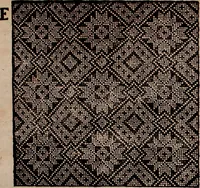 Picture 131 of 140 from Nützliches in lauter auserlesenen, wohl-approbirt- und meistentheils neu-inventirten Mustern bestehendes, Weber-Bild-Buch : als, zwey und siebenzig gesteinten Zeichnungen, von 15. bis auf 40. schäfftig und 32. Stück 16. und 20. schäfftigen Hin- und Wieder-Mödel, auch allerhand der nettesten Gattung von roth-gestreifften Arbeiten, sammt denen dazu gehörigen Zügen und Schnürungen : ingleichen allerhand nöthigen Bildern, auch Doppel-Kellisch, und einer Art von den Damast-Boden, 8. Flügel auf einen Bruch : dann eine Anweisung, wie sich diese Art Züg und Bilder zu halben Brüchen theilen, zerlegen, auch Doppel-Kellisch-Bilder so, wie man sie zum Gebrauch nöthig, selbst versetzen und verändern kan : wobey auch einer jeden Gattung insonderheit eine schrifftliche Anleitung voran gedruckt worden (1783), leaf 198