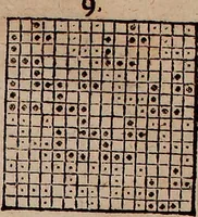 Picture 139 of 140 from Nützliches in lauter auserlesenen, wohl-approbirt- und meistentheils neu-inventirten Mustern bestehendes, Weber-Bild-Buch : als, zwey und siebenzig gesteinten Zeichnungen, von 15. bis auf 40. schäfftig und 32. Stück 16. und 20. schäfftigen Hin- und Wieder-Mödel, auch allerhand der nettesten Gattung von roth-gestreifften Arbeiten, sammt denen dazu gehörigen Zügen und Schnürungen : ingleichen allerhand nöthigen Bildern, auch Doppel-Kellisch, und einer Art von den Damast-Boden, 8. Flügel auf einen Bruch : dann eine Anweisung, wie sich diese Art Züg und Bilder zu halben Brüchen theilen, zerlegen, auch Doppel-Kellisch-Bilder so, wie man sie zum Gebrauch nöthig, selbst versetzen und verändern kan : wobey auch einer jeden Gattung insonderheit eine schrifftliche Anleitung voran gedruckt worden (1783), leaf 208
