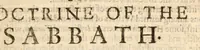 An illustration from The doctrine of the weekly Sabbath .. (1641)
