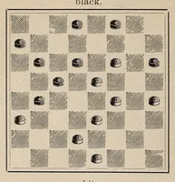 An illustration from The Weekly checker journal (1891)