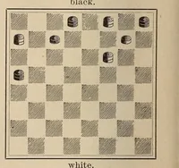 An illustration from The Weekly checker journal (1891)