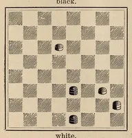 An illustration from The Weekly checker journal (1891)