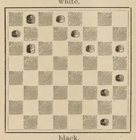 An illustration from The Weekly checker journal (1891)