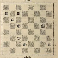 An illustration from The Weekly checker journal (1891)