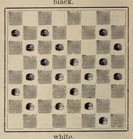 An illustration from The Weekly checker journal (1891)