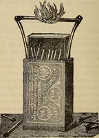 An illustration from Wehman Bros.' new book of one hundred and fifty parlor tricks and games : home-made apparatus (1905)