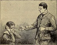 An illustration from Wehman Bros.' new book of one hundred and fifty parlor tricks and games : home-made apparatus (1905)
