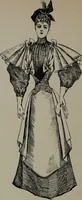 An illustration from The well-dressed woman: a study in the practical application to dress of the laws of health, art, and morals (1893)