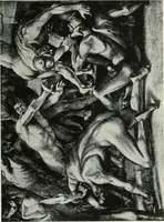 An illustration from Weltanschauungsprobleme und Lebenssysteme in der Kunst der Vergangenheit (1918)
