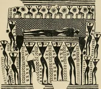 An illustration from Weltanschauungsprobleme und Lebenssysteme in der Kunst der Vergangenheit (1918)