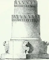 An illustration from Weltgeschichte der Kunst bis zur Erbauung der Sophienkirche (1888)