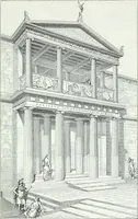 An illustration from Weltgeschichte der Kunst bis zur Erbauung der Sophienkirche (1888)