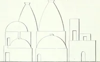 An illustration from Weltgeschichte der Kunst bis zur Erbauung der Sophienkirche (1888)