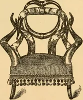 An illustration from Wenzel Friedrich, manufacturer of horn furniture. (1890)