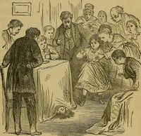 An illustration from What shall we do to-night? or, Social amusements for evening parties. Furnishing complete and varied programmes for twenty-six entertainments (1873)