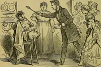 An illustration from What shall we do to-night? or, Social amusements for evening parties. Furnishing complete and varied programmes for twenty-six entertainments (1873)