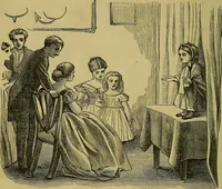An illustration from What shall we do to-night? or, Social amusements for evening parties. Furnishing complete and varied programmes for twenty-six entertainments (1873)