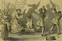 An illustration from What shall we do to-night? or, Social amusements for evening parties. Furnishing complete and varied programmes for twenty-six entertainments (1873)
