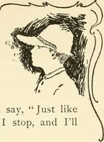 An illustration from What they say in New England; a book of signs, sayings, and superstitions (1896)